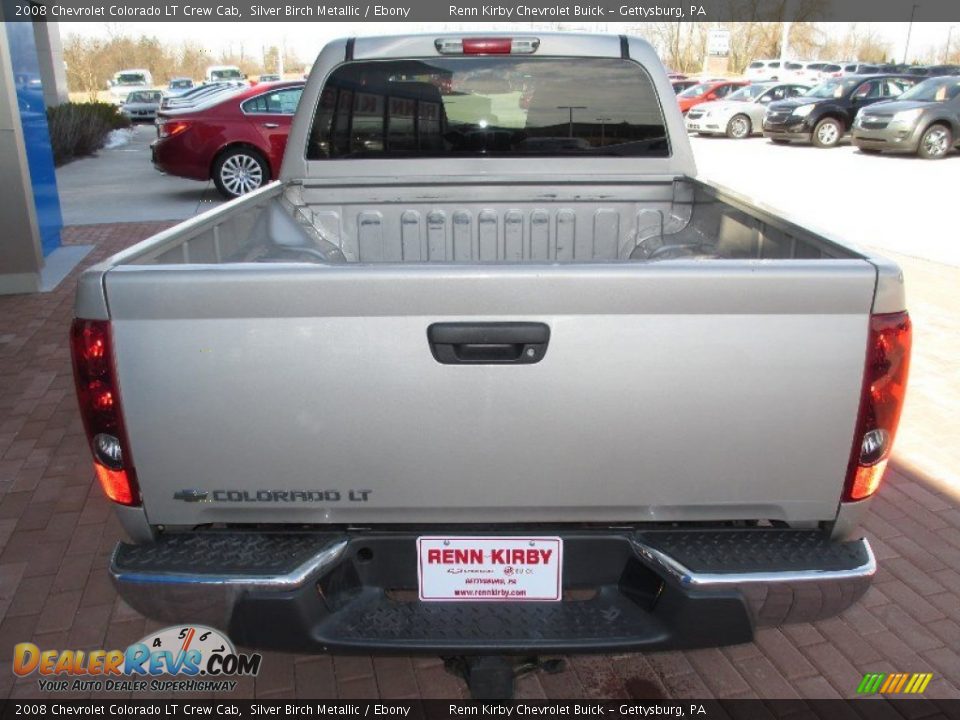 2008 Chevrolet Colorado LT Crew Cab Silver Birch Metallic / Ebony Photo #15