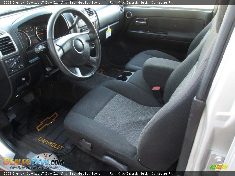 2008 Chevrolet Colorado LT Crew Cab Silver Birch Metallic / Ebony Photo #20