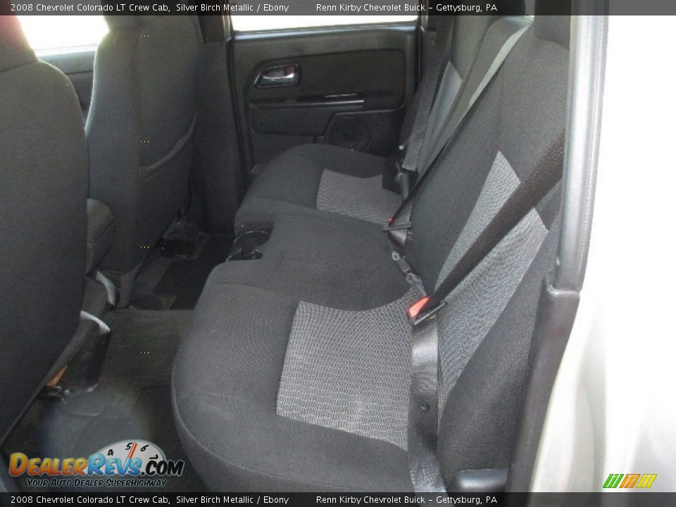 2008 Chevrolet Colorado LT Crew Cab Silver Birch Metallic / Ebony Photo #21