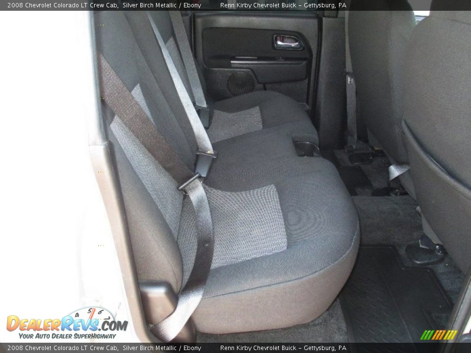 2008 Chevrolet Colorado LT Crew Cab Silver Birch Metallic / Ebony Photo #22