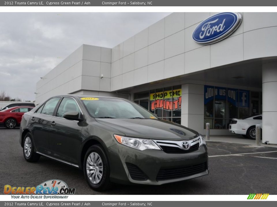 2012 Toyota Camry LE Cypress Green Pearl / Ash Photo #1