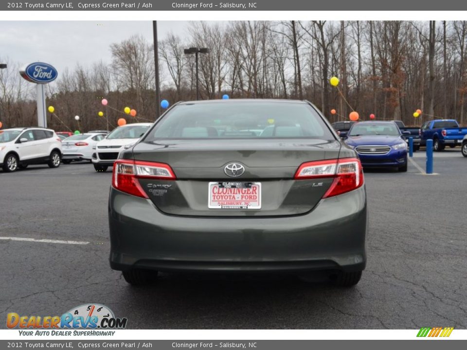 2012 Toyota Camry LE Cypress Green Pearl / Ash Photo #4