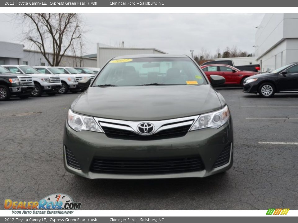 2012 Toyota Camry LE Cypress Green Pearl / Ash Photo #7