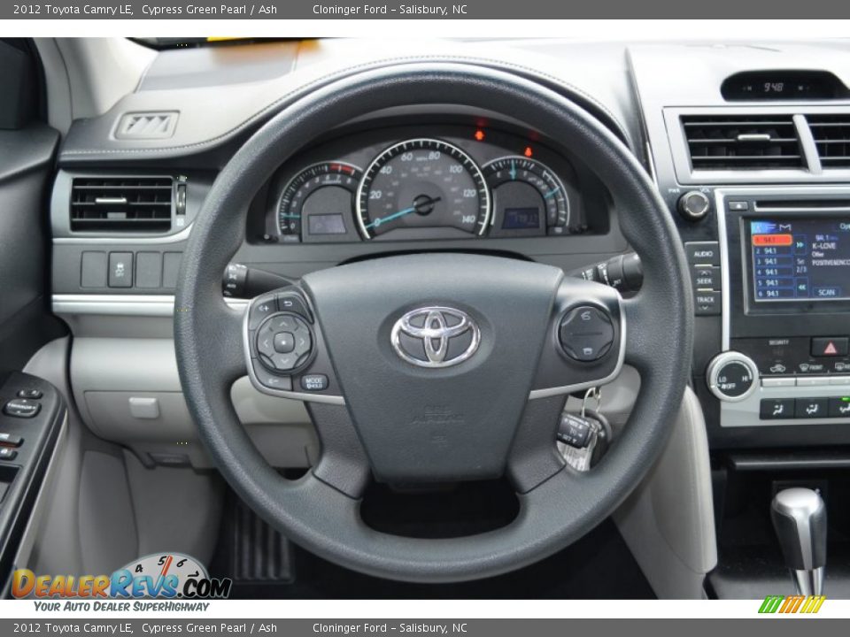 2012 Toyota Camry LE Cypress Green Pearl / Ash Photo #22