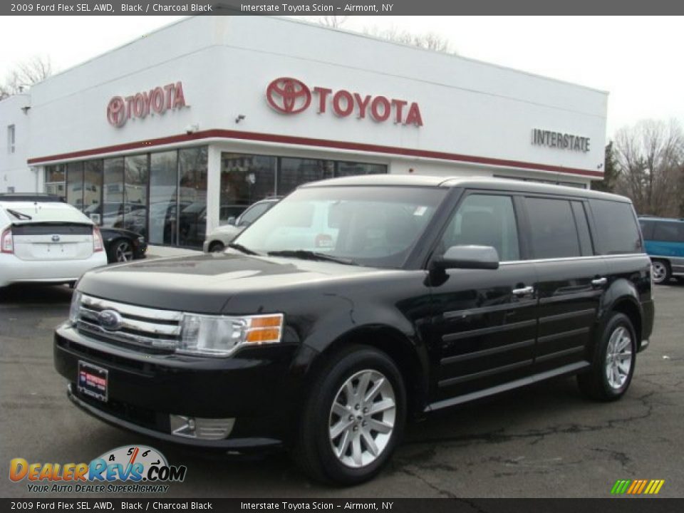 2009 Ford Flex SEL AWD Black / Charcoal Black Photo #1
