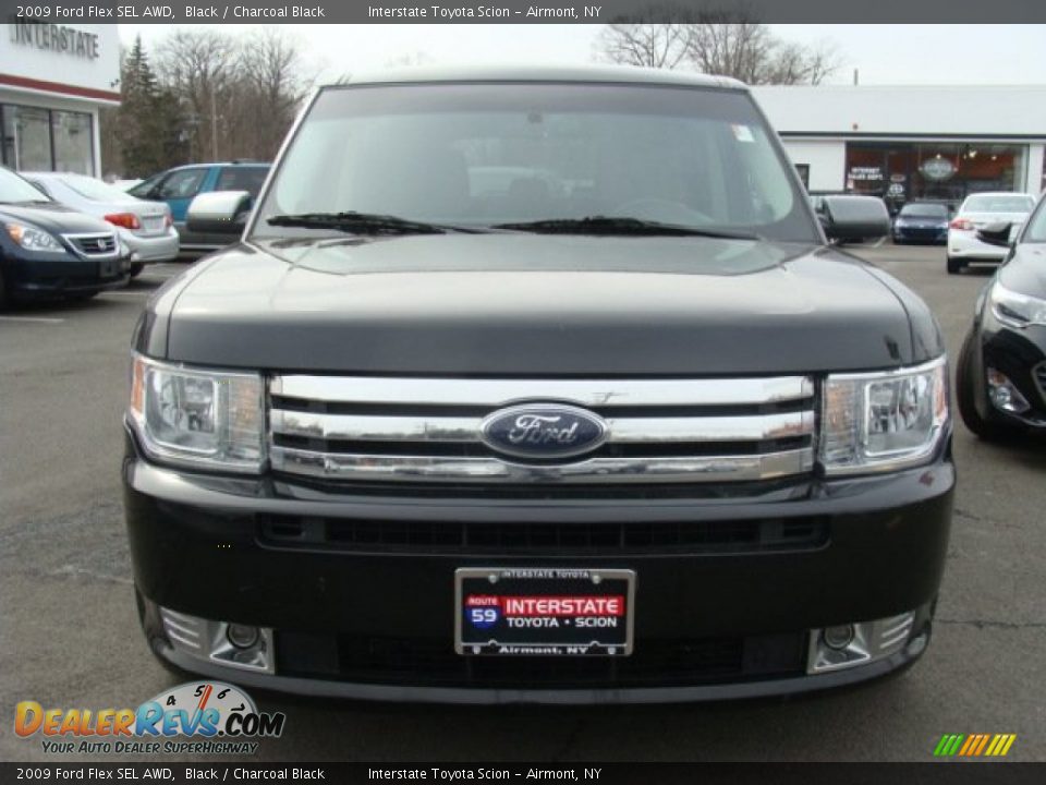 2009 Ford Flex SEL AWD Black / Charcoal Black Photo #2