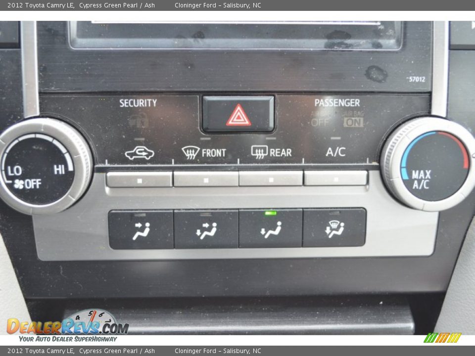 2012 Toyota Camry LE Cypress Green Pearl / Ash Photo #28