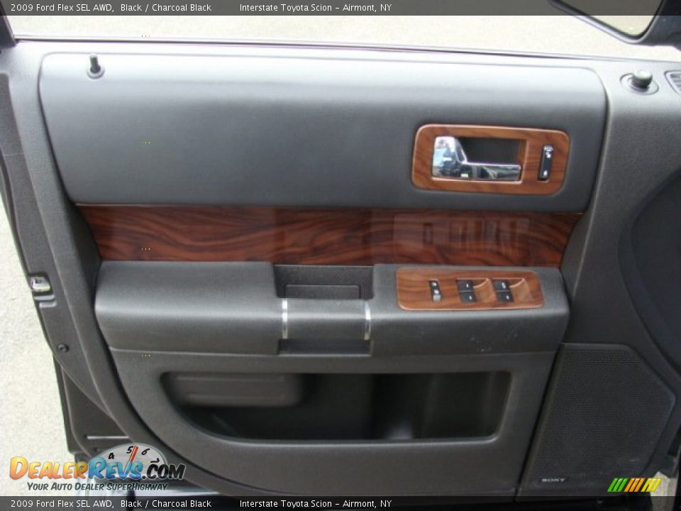 2009 Ford Flex SEL AWD Black / Charcoal Black Photo #7