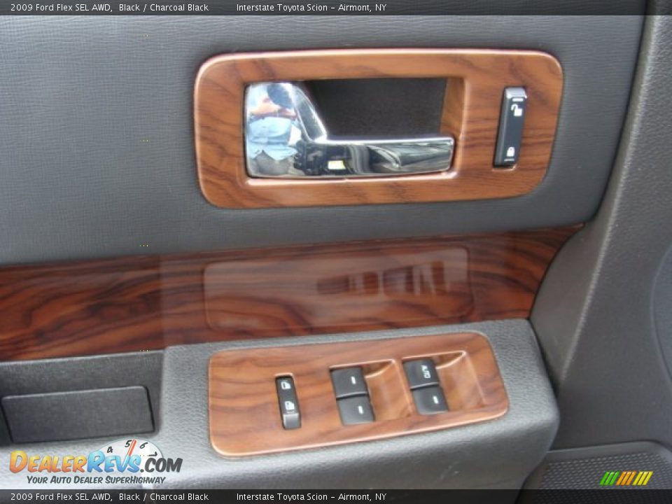 2009 Ford Flex SEL AWD Black / Charcoal Black Photo #8