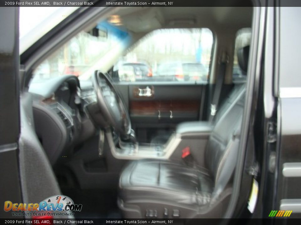 2009 Ford Flex SEL AWD Black / Charcoal Black Photo #10