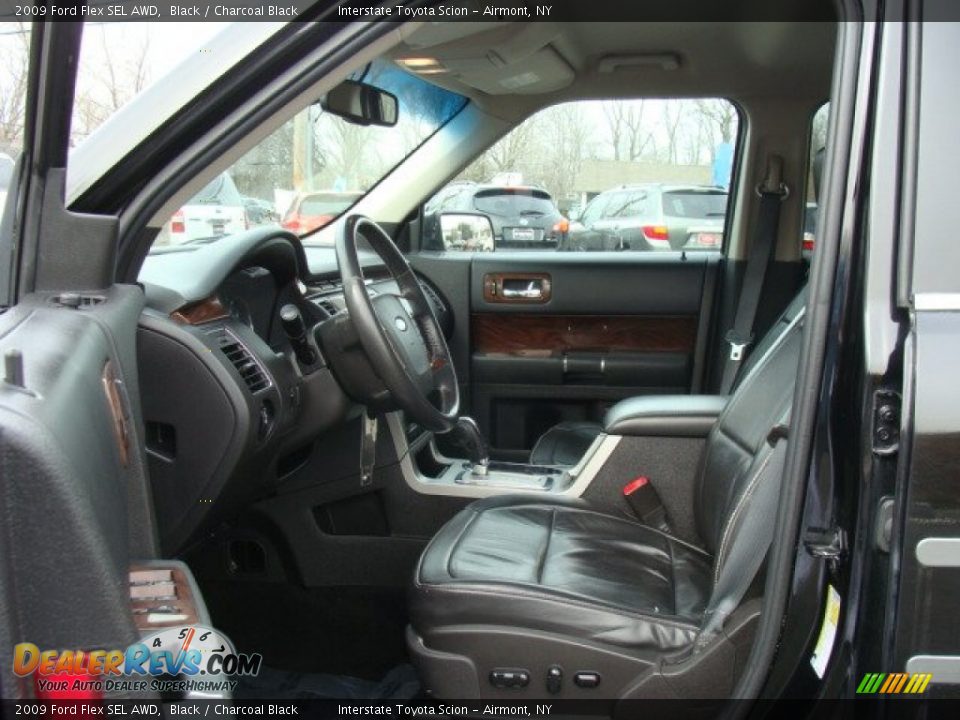 2009 Ford Flex SEL AWD Black / Charcoal Black Photo #11