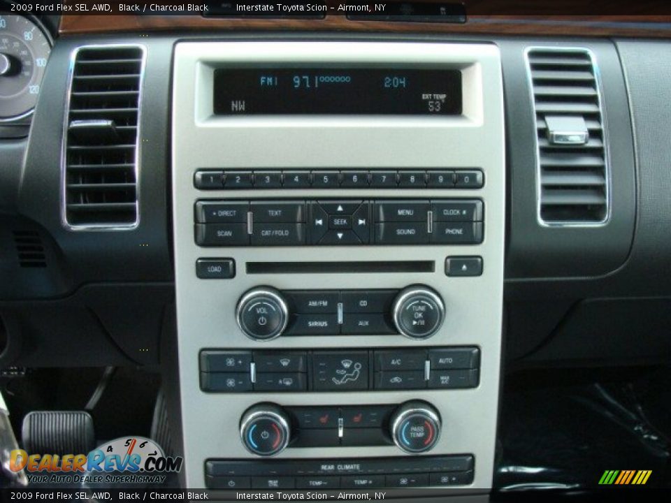 2009 Ford Flex SEL AWD Black / Charcoal Black Photo #15
