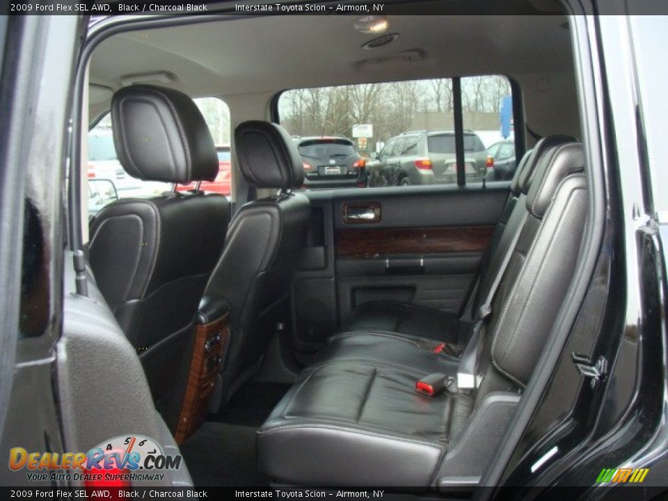 2009 Ford Flex SEL AWD Black / Charcoal Black Photo #16