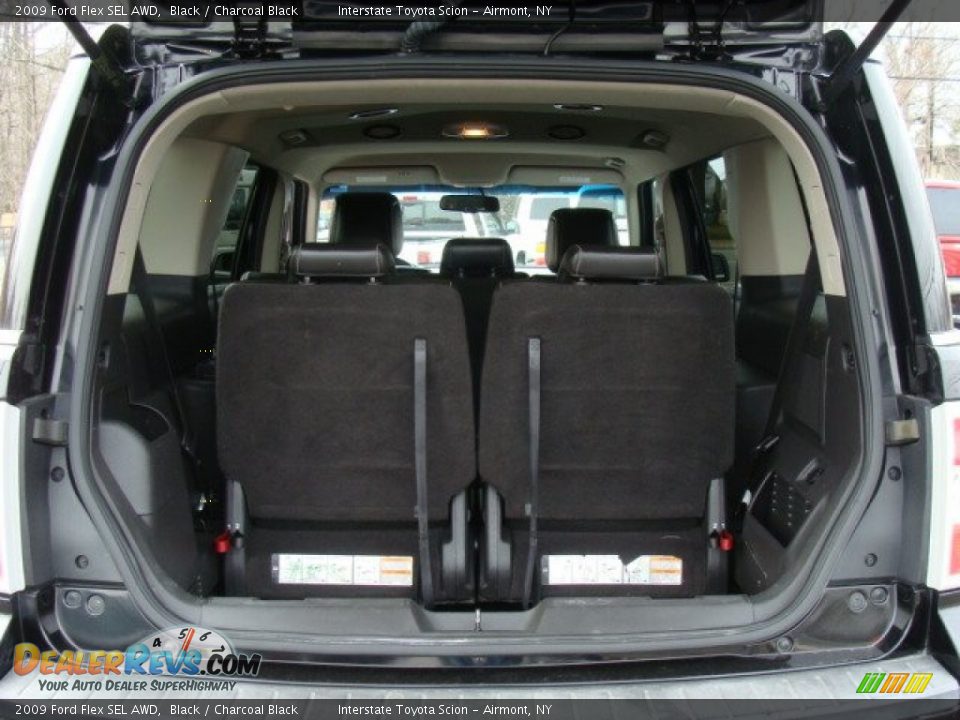 2009 Ford Flex SEL AWD Black / Charcoal Black Photo #18