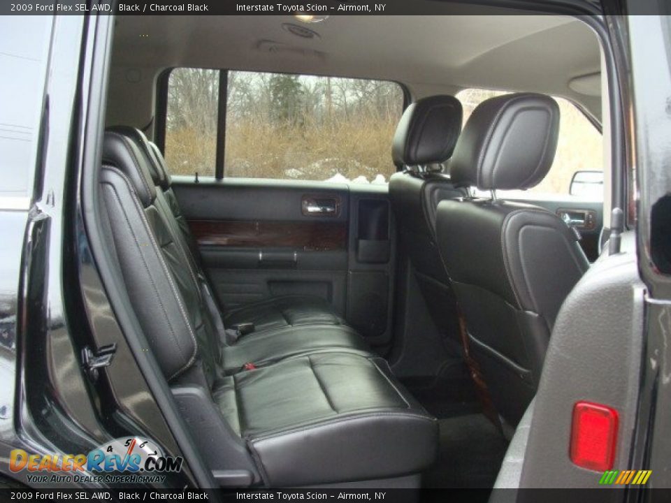 2009 Ford Flex SEL AWD Black / Charcoal Black Photo #19