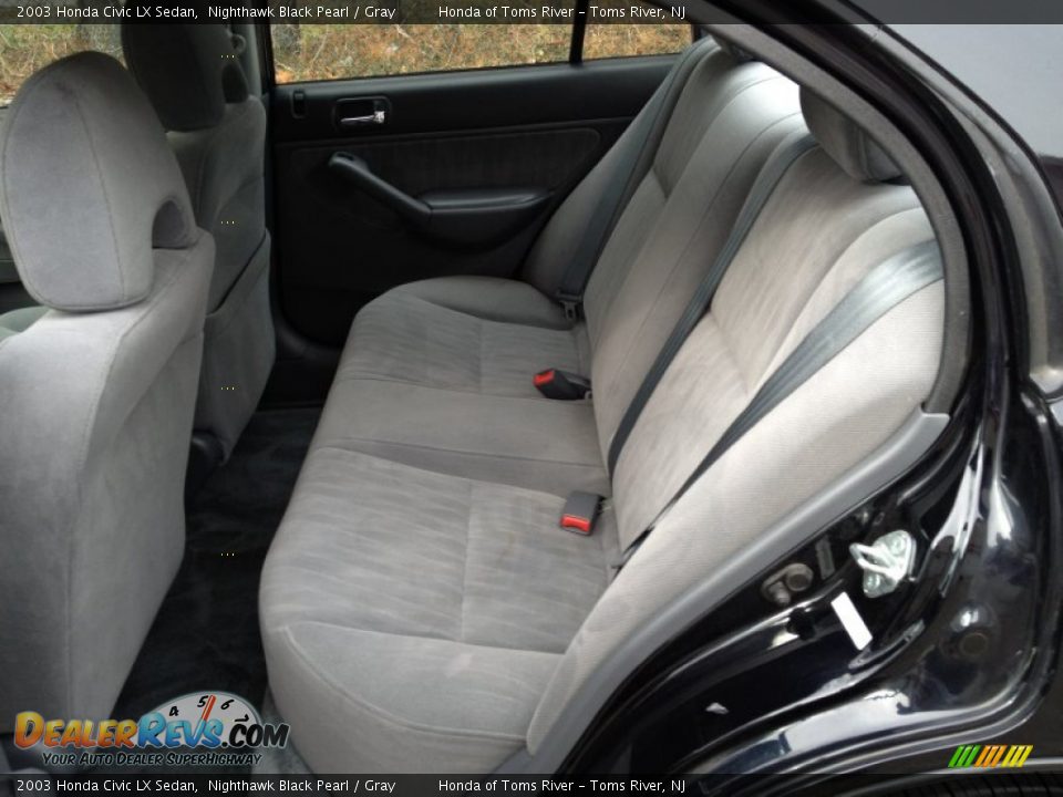 Rear Seat of 2003 Honda Civic LX Sedan Photo #7