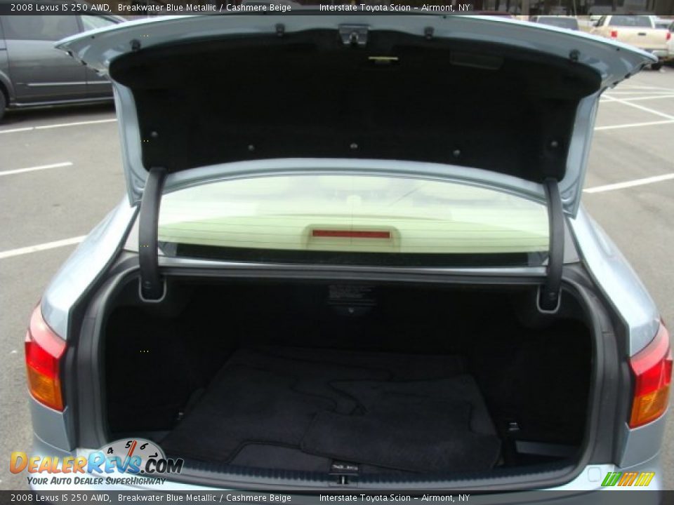 2008 Lexus IS 250 AWD Breakwater Blue Metallic / Cashmere Beige Photo #17