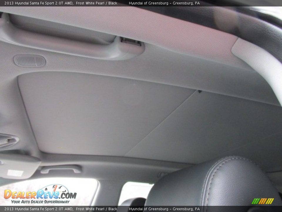 2013 Hyundai Santa Fe Sport 2.0T AWD Frost White Pearl / Black Photo #4