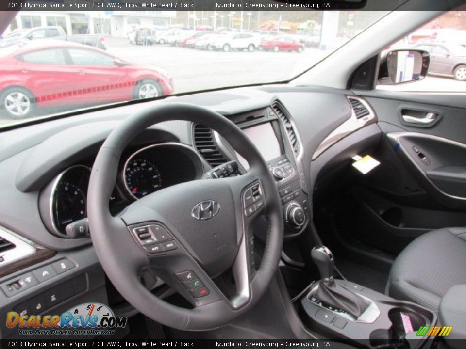 2013 Hyundai Santa Fe Sport 2.0T AWD Frost White Pearl / Black Photo #5