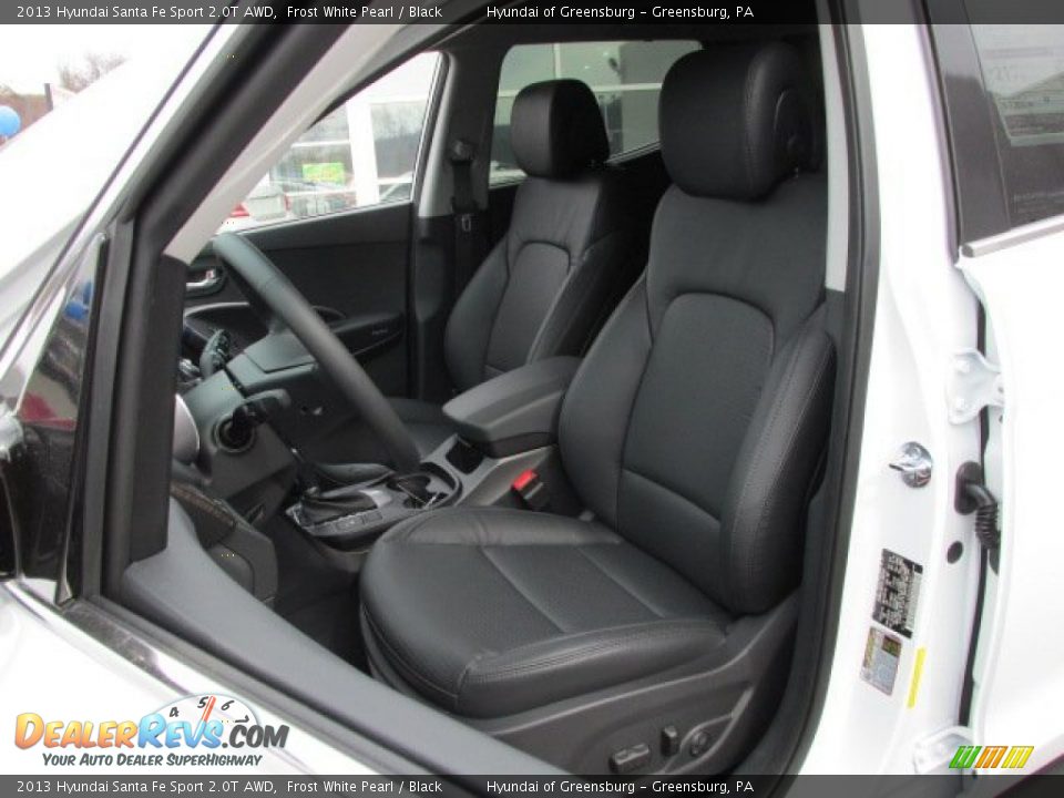 2013 Hyundai Santa Fe Sport 2.0T AWD Frost White Pearl / Black Photo #6