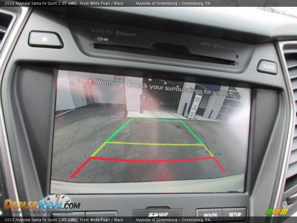 2013 Hyundai Santa Fe Sport 2.0T AWD Frost White Pearl / Black Photo #8