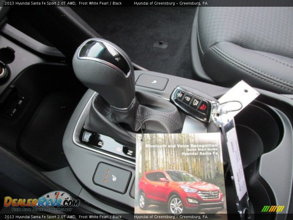 2013 Hyundai Santa Fe Sport 2.0T AWD Frost White Pearl / Black Photo #9
