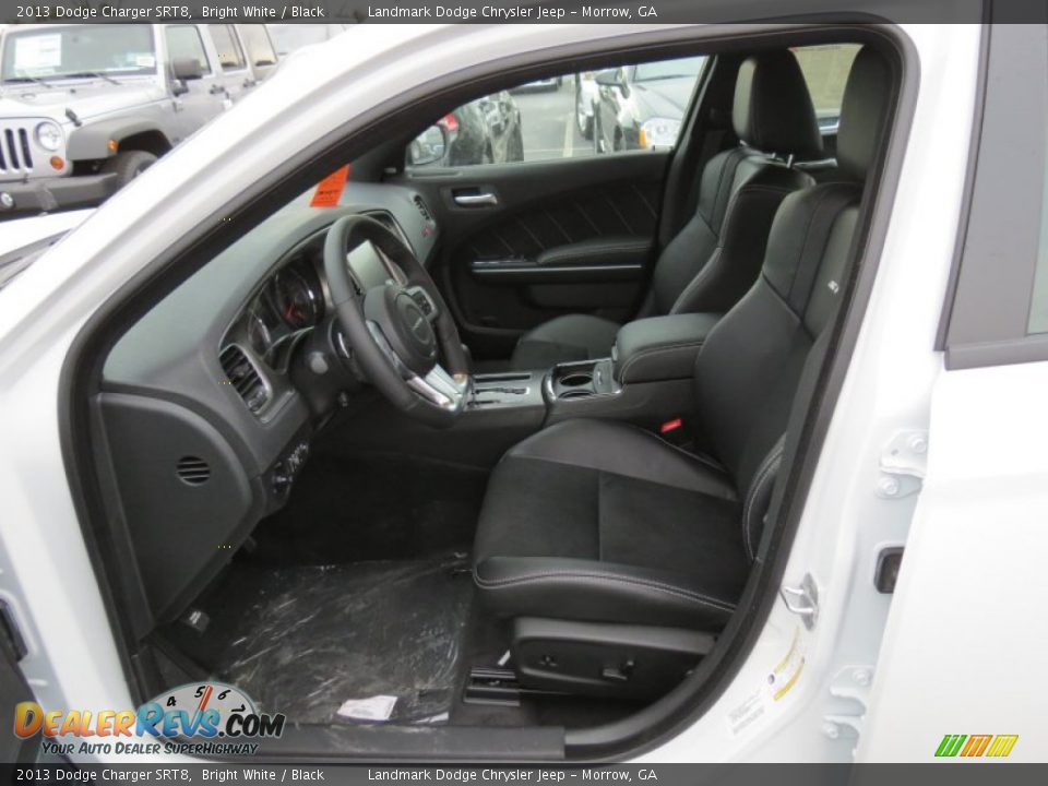 Black Interior - 2013 Dodge Charger SRT8 Photo #7