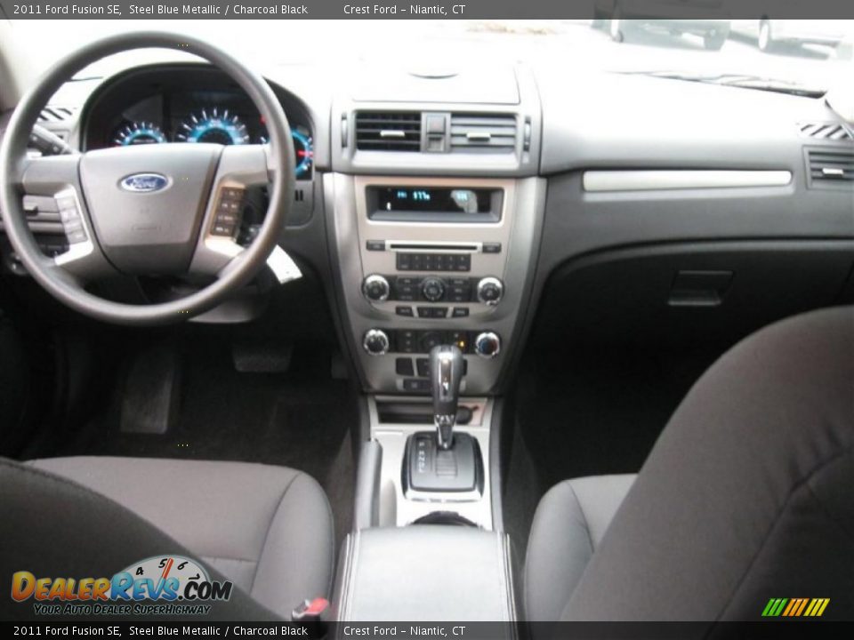 2011 Ford Fusion SE Steel Blue Metallic / Charcoal Black Photo #11