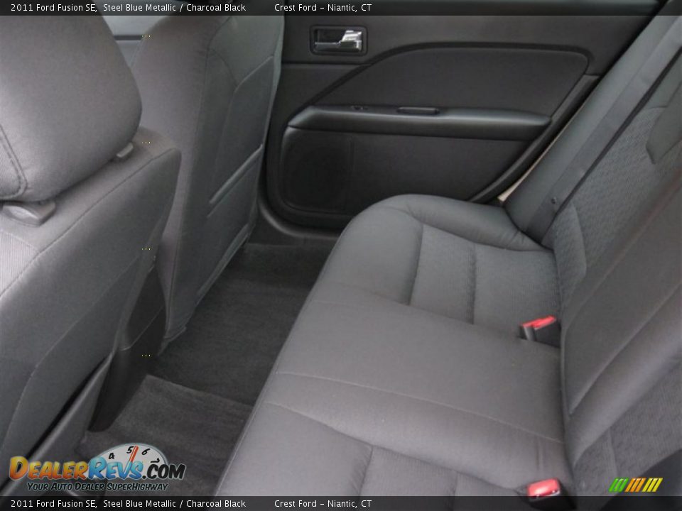 2011 Ford Fusion SE Steel Blue Metallic / Charcoal Black Photo #12
