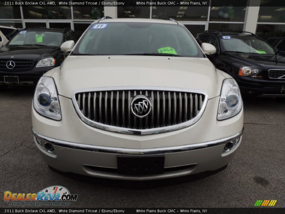 2011 Buick Enclave CXL AWD White Diamond Tricoat / Ebony/Ebony Photo #2
