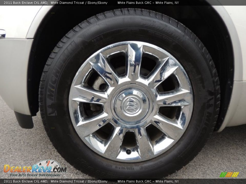 2011 Buick Enclave CXL AWD White Diamond Tricoat / Ebony/Ebony Photo #3