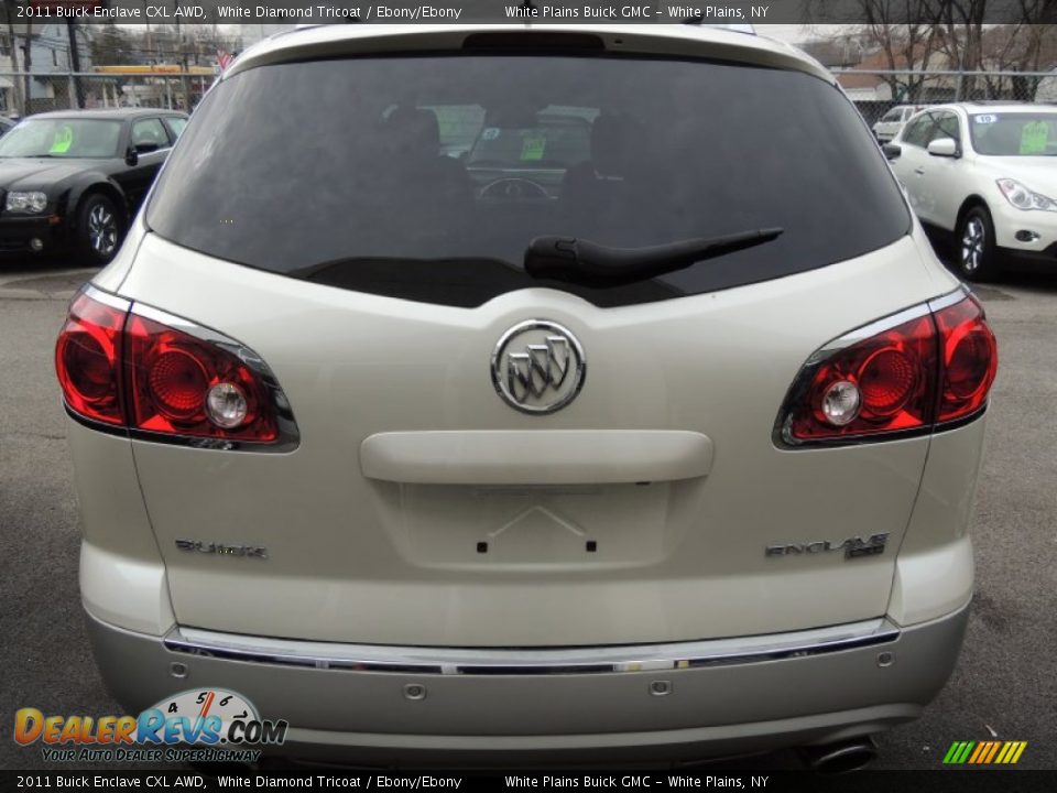2011 Buick Enclave CXL AWD White Diamond Tricoat / Ebony/Ebony Photo #5