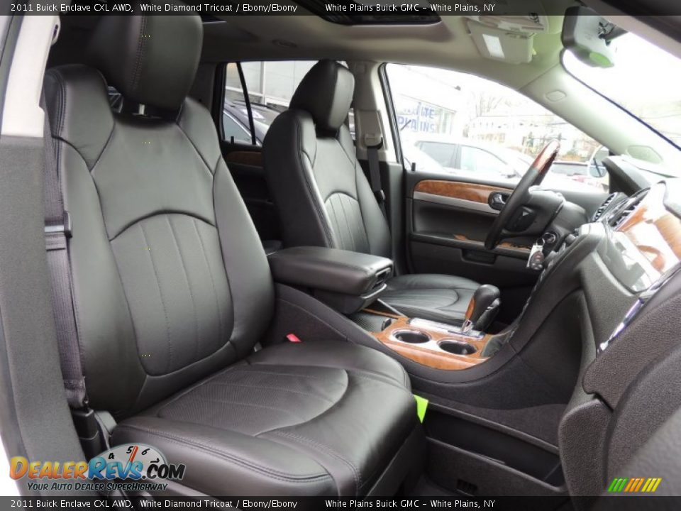2011 Buick Enclave CXL AWD White Diamond Tricoat / Ebony/Ebony Photo #9