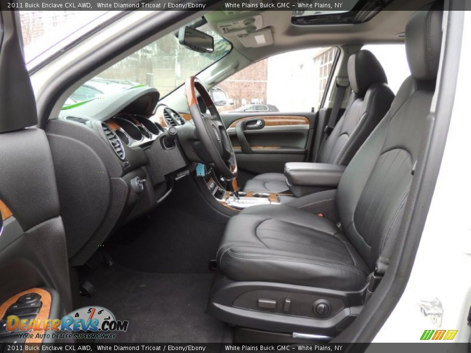2011 Buick Enclave CXL AWD White Diamond Tricoat / Ebony/Ebony Photo #10