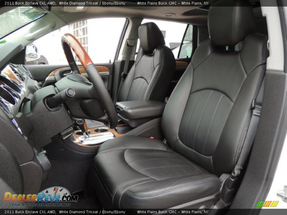 2011 Buick Enclave CXL AWD White Diamond Tricoat / Ebony/Ebony Photo #11
