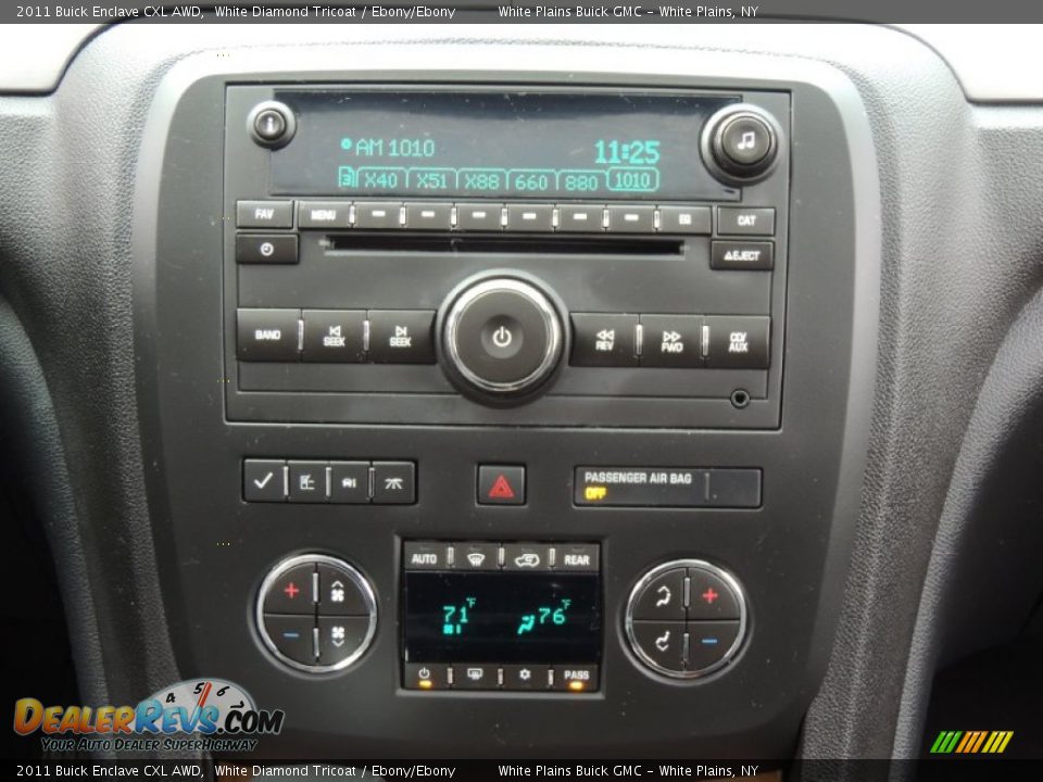 2011 Buick Enclave CXL AWD White Diamond Tricoat / Ebony/Ebony Photo #13