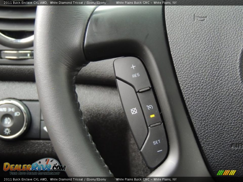 2011 Buick Enclave CXL AWD White Diamond Tricoat / Ebony/Ebony Photo #16