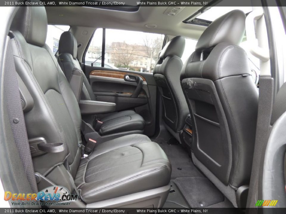 2011 Buick Enclave CXL AWD White Diamond Tricoat / Ebony/Ebony Photo #21