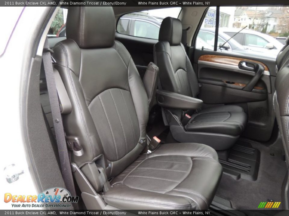 2011 Buick Enclave CXL AWD White Diamond Tricoat / Ebony/Ebony Photo #22