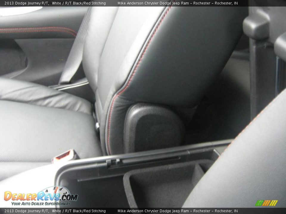 2013 Dodge Journey R/T White / R/T Black/Red Stitching Photo #8