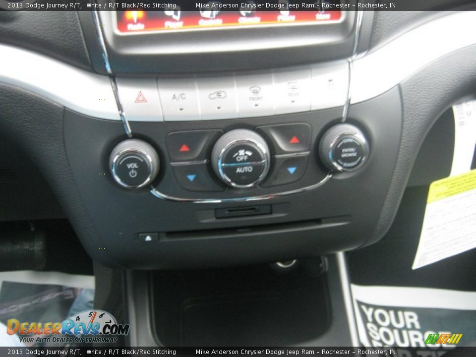2013 Dodge Journey R/T White / R/T Black/Red Stitching Photo #10