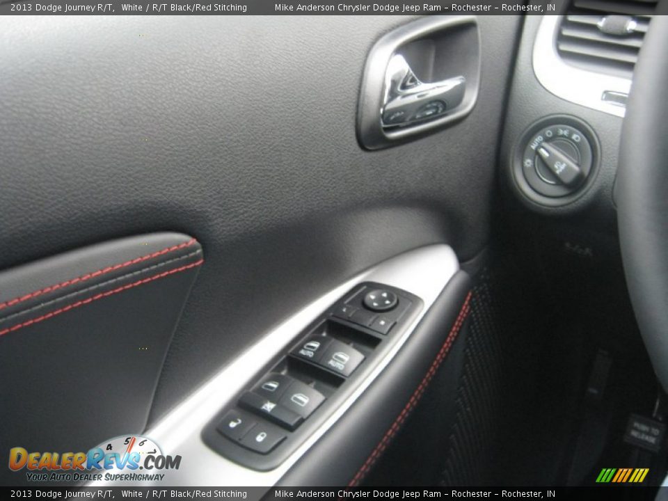 2013 Dodge Journey R/T White / R/T Black/Red Stitching Photo #14