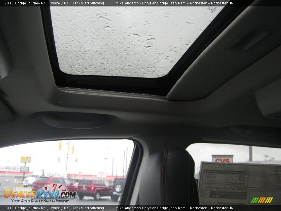 2013 Dodge Journey R/T White / R/T Black/Red Stitching Photo #15