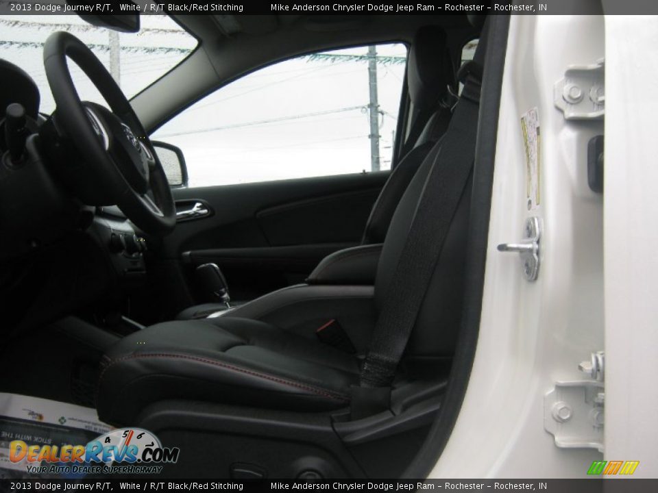 2013 Dodge Journey R/T White / R/T Black/Red Stitching Photo #16