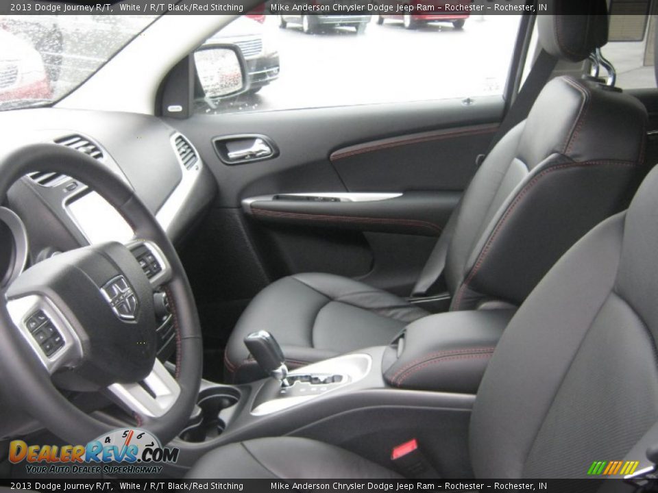 2013 Dodge Journey R/T White / R/T Black/Red Stitching Photo #17