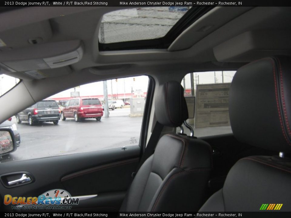 2013 Dodge Journey R/T White / R/T Black/Red Stitching Photo #18