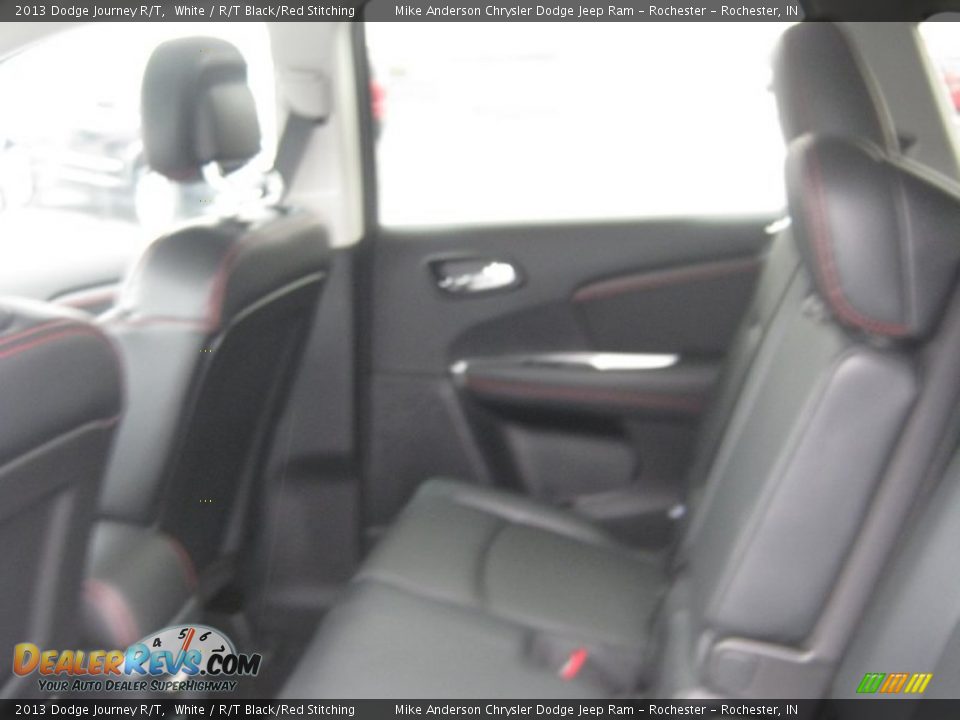 2013 Dodge Journey R/T White / R/T Black/Red Stitching Photo #21