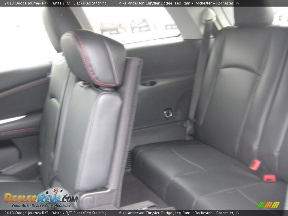 2013 Dodge Journey R/T White / R/T Black/Red Stitching Photo #22