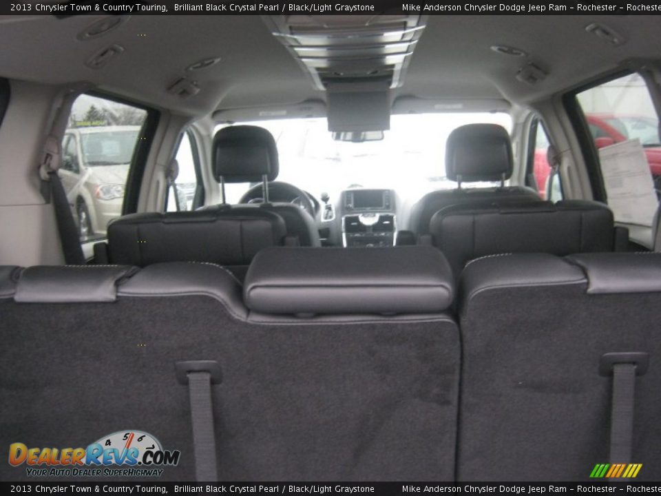2013 Chrysler Town & Country Touring Brilliant Black Crystal Pearl / Black/Light Graystone Photo #22