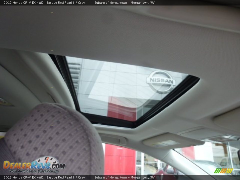2012 Honda CR-V EX 4WD Basque Red Pearl II / Gray Photo #5
